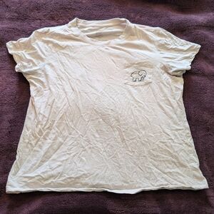 Ivory Ella Easter Elephant Pocket T-Shirt Women's L